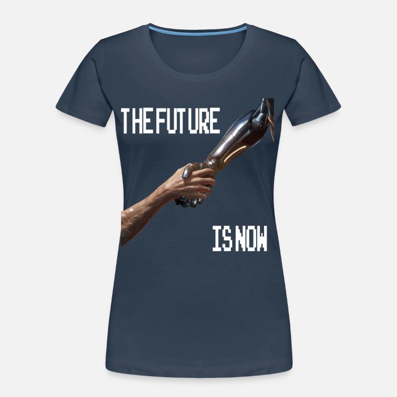 The Future is now Robot Robotic Science AI Women's Premium Organic T-Shirt