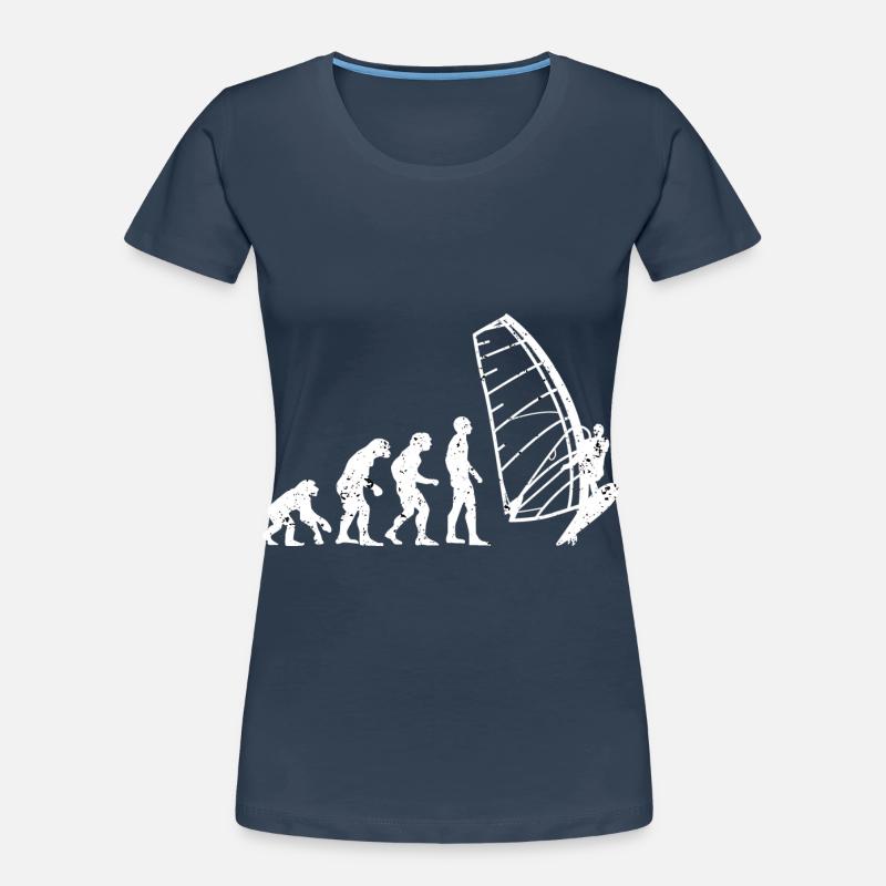 Kitesegeln Frauen Premium Bio T-Shirt