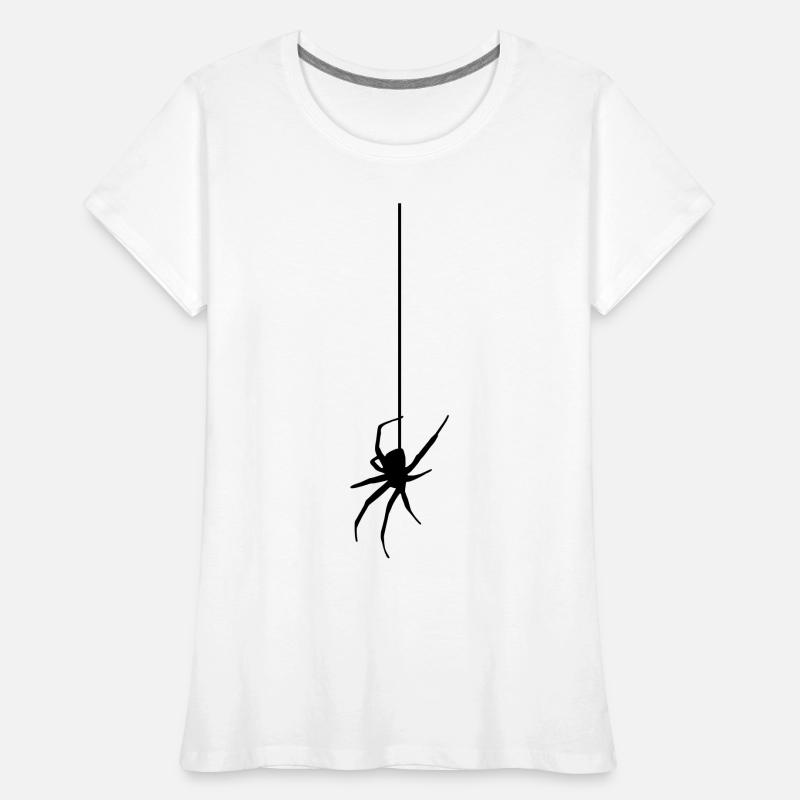 Spider on a thread Women's Premium Organic T-Shirt