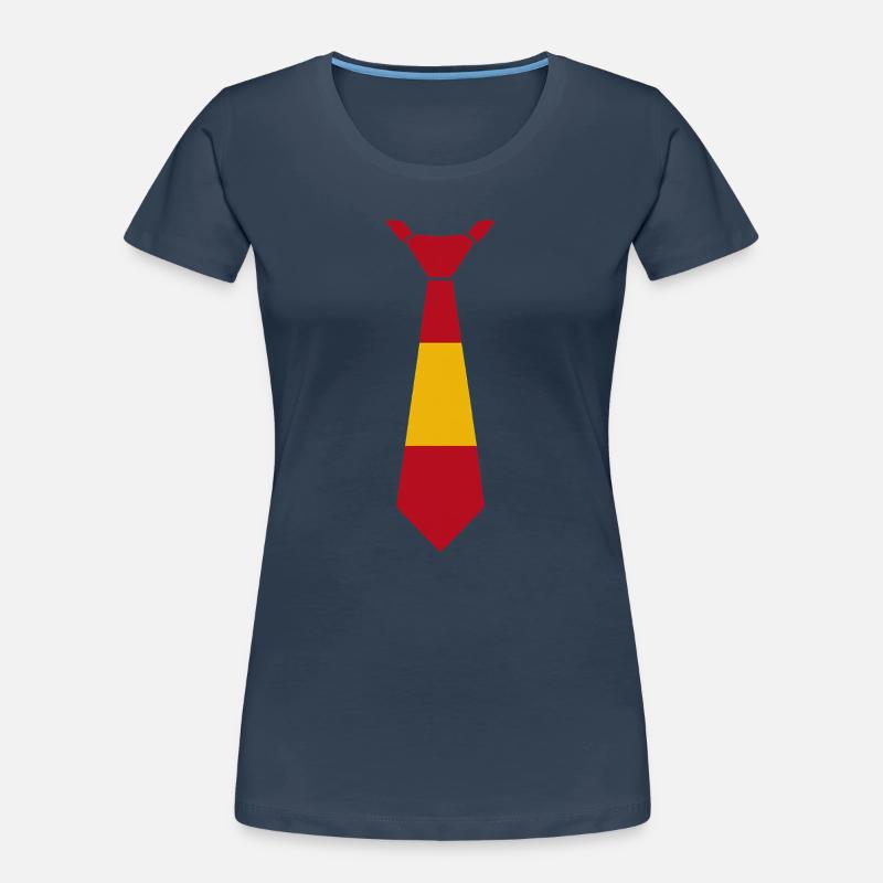 Conception de cravate de drapeau allemand T-shirt bio Premium Femme