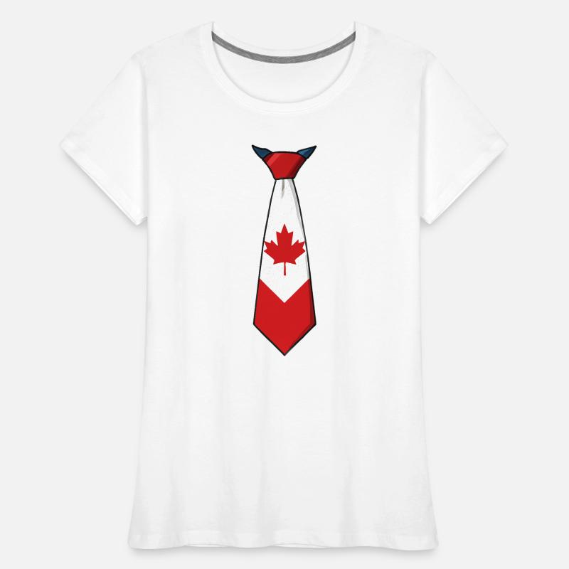 Cravate Canada – Drapeau T-shirt bio Premium Femme