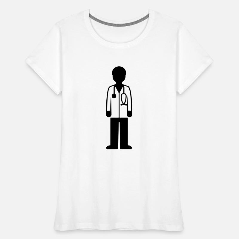 Doktor Arzt Frauen Premium Bio T-Shirt