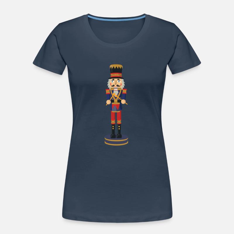nutcracker nutcracker christmas christmas santa Women's Premium Organic T-Shirt