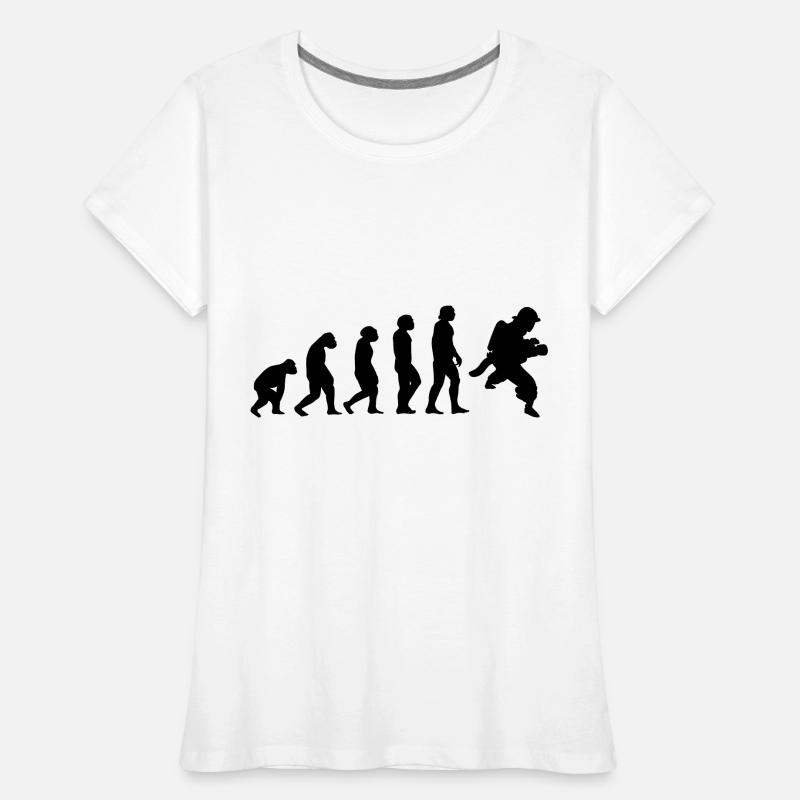 Evolution und Fire Brigader - Frauen Premium Bio T-Shirt