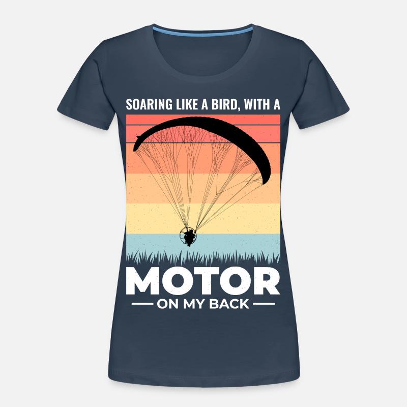 Paramotor Pilot Paramotoring Powered Paraglider Women's Premium Organic T-Shirt
