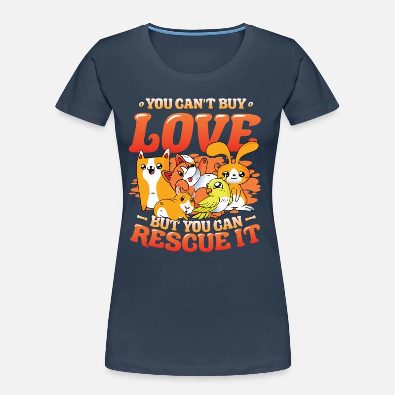 Love cannot be bought. Women's Premium Organic T-Shirt