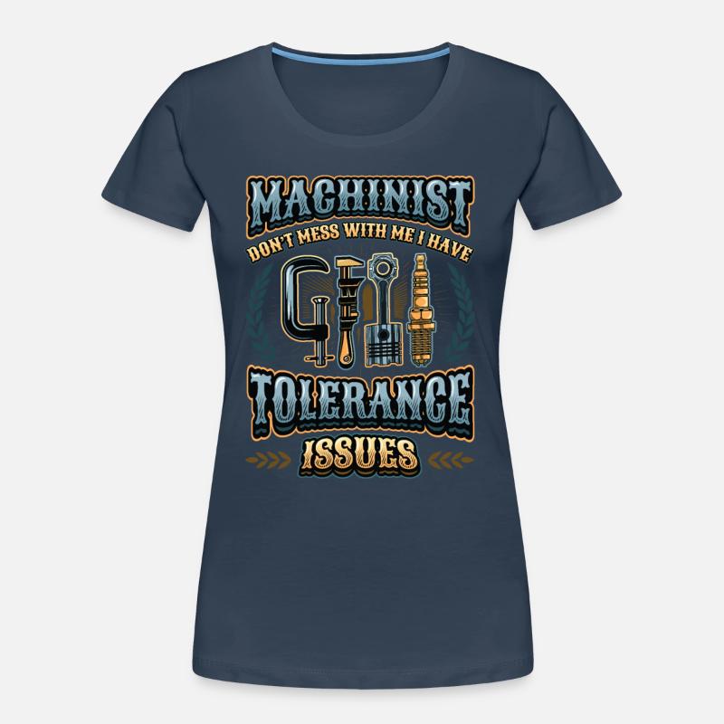Machine operators have tolerance problems Women's Premium Organic T-Shirt