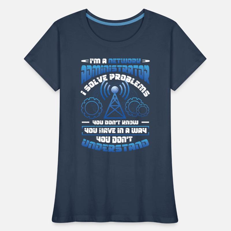 Solve problems IT-support network administrator Women's Premium Organic T-Shirt