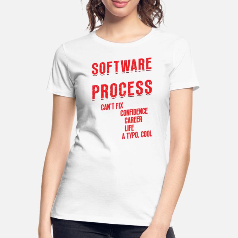 Software development process, programming Women's Premium Organic T-Shirt