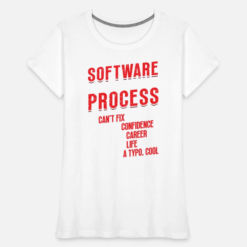 Software development process, programming Women's Premium Organic T-Shirt