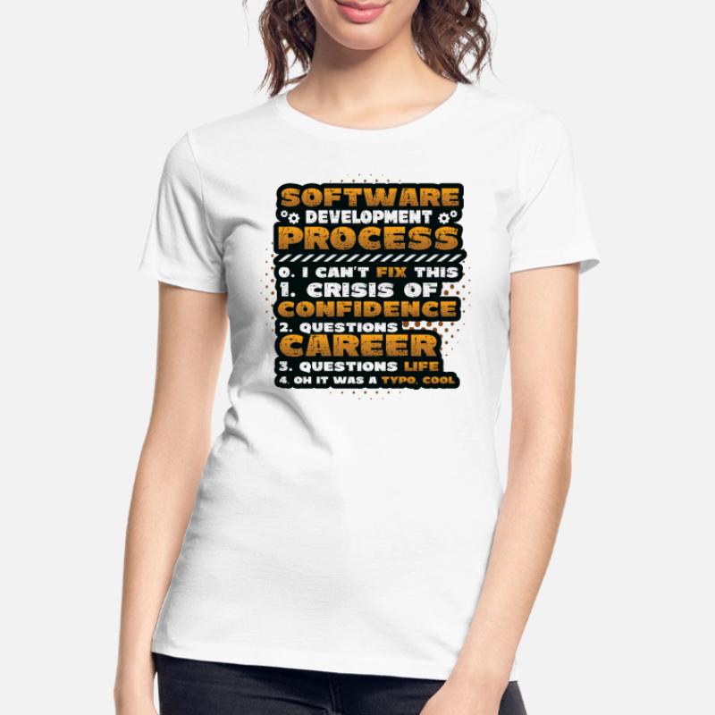 Software development process, programming Women's Premium Organic T-Shirt