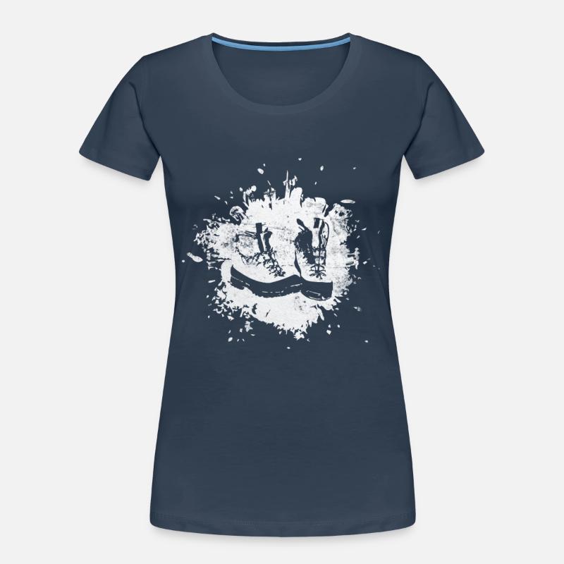 Spritzer - Wanderschuhe - (2) Frauen Premium Bio T-Shirt