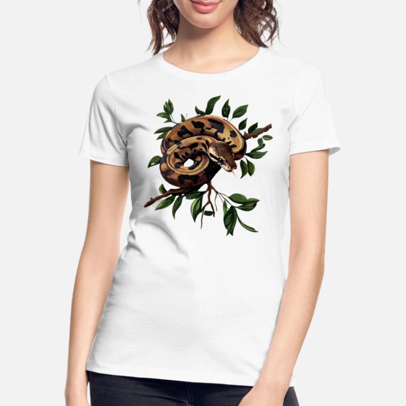 King Python Snakes Lover Terrarium Python Women's Premium Organic T-Shirt