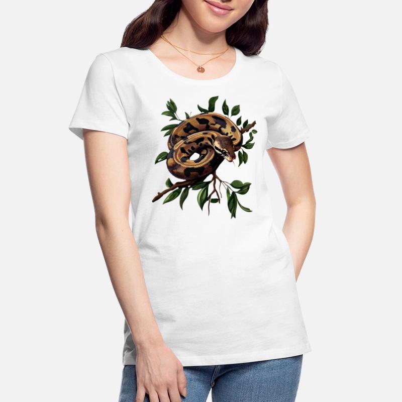 King Python Snakes Lover Terrarium Python Women's Premium Organic T-Shirt