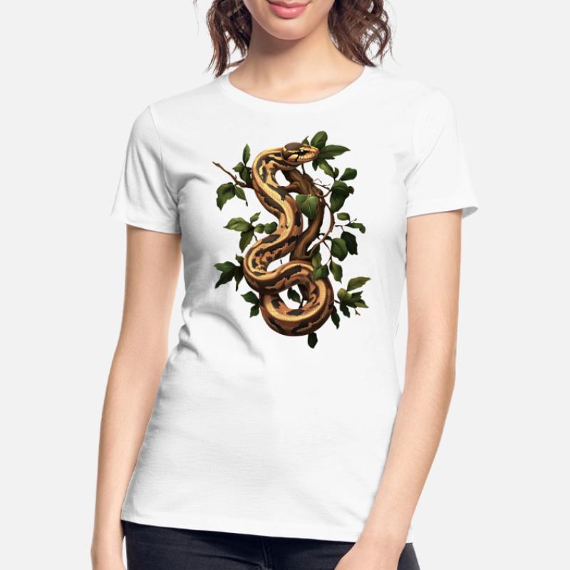 King Python Snakes Lover Terrarium Python Women's Premium Organic T-Shirt