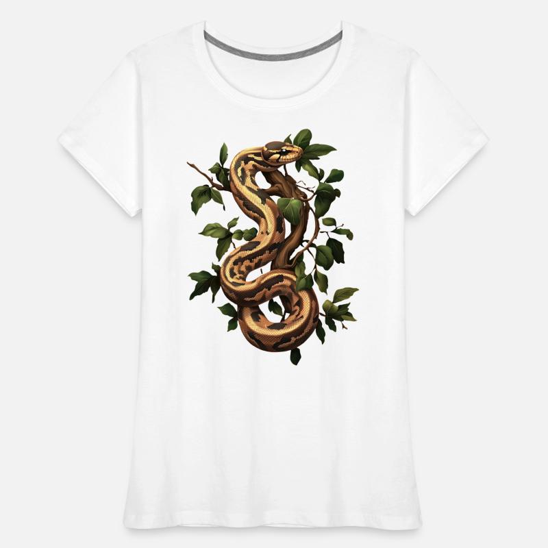 King Python Snakes Lover Terrarium Python Women's Premium Organic T-Shirt