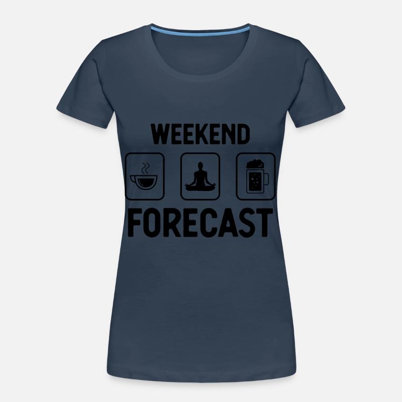 Weekend Forecast - (2) Women's Premium Organic T-Shirt