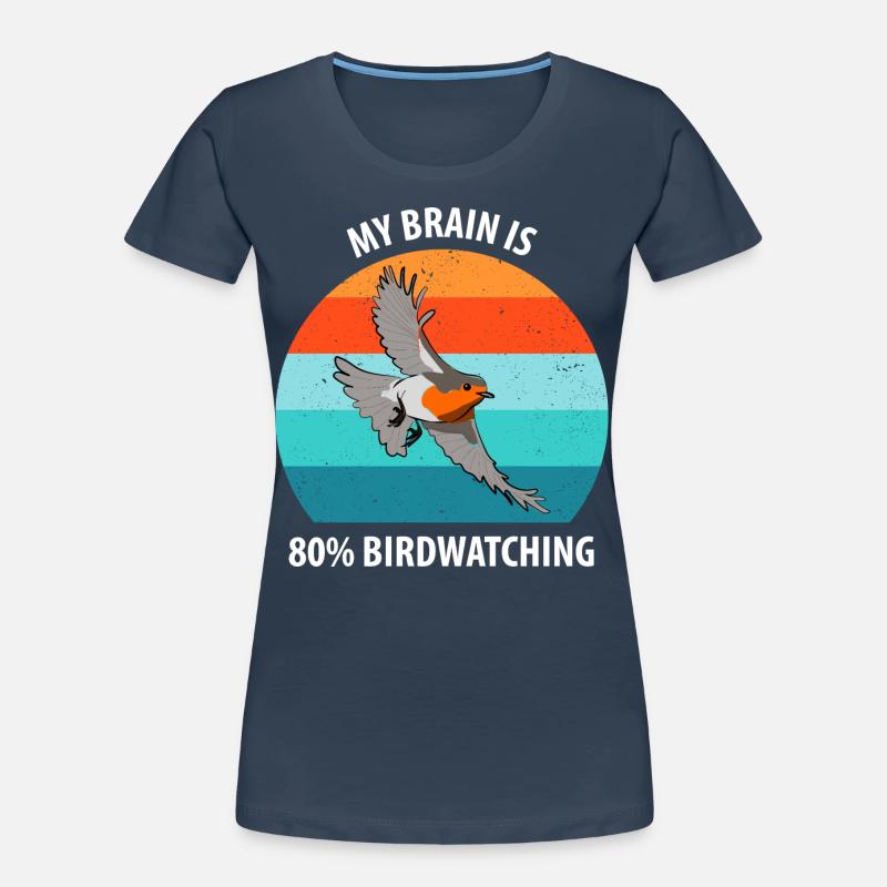 Observation des oiseaux Observation des oiseaux Observation des oiseaux T-shirt bio Premium Femme
