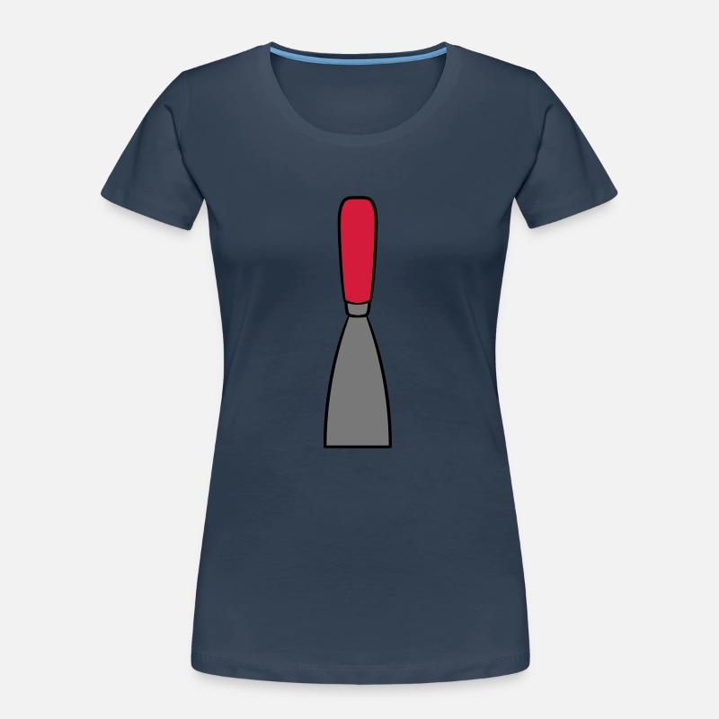 scraping spatula scrape cement clay work scraper s Women's Premium Organic T-Shirt