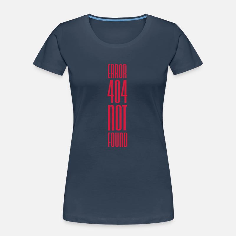 Error 404 not found Frauen Premium Bio T-Shirt