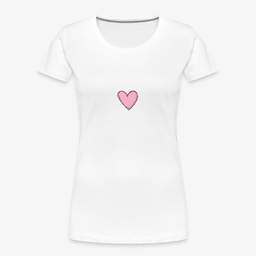 Pink Love Tee - Vrouwen premium bio T-shirt