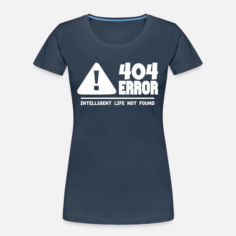 Computer- und Programmierer Geek. 404 Fehler Frauen Premium Bio T-Shirt