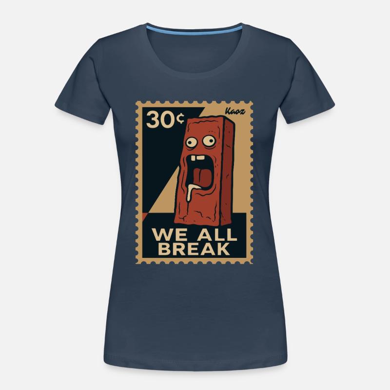 Emo Brick – Cachet d’accablement T-shirt bio Premium Femme