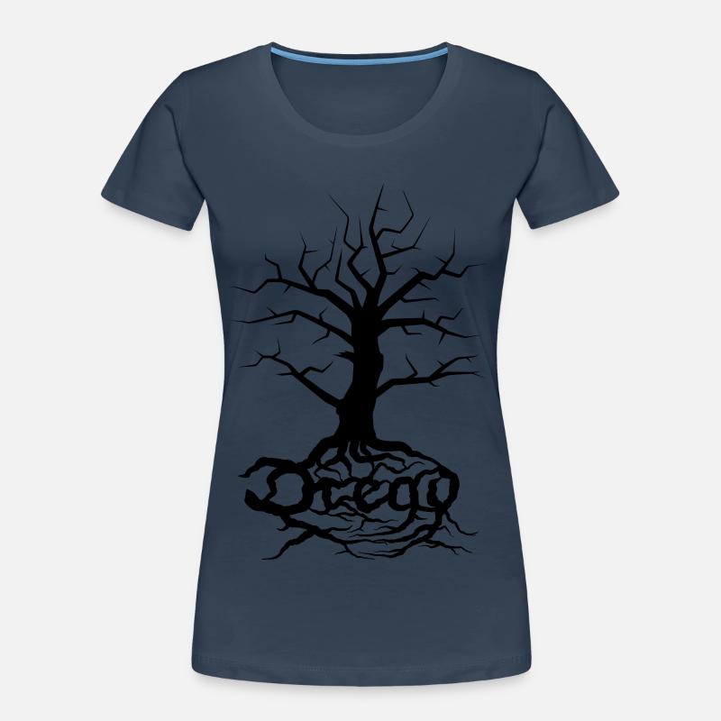 Dread Tree Black T-shirt bio Premium Femme
