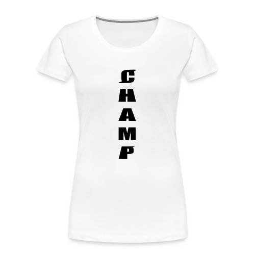 CHAMP T-shirt - Ekologisk premium-T-shirt dam