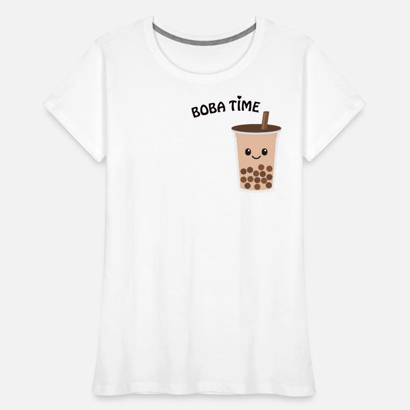 boba bubble tea geschenk geschenkidee milktee Frauen Premium Bio T-Shirt