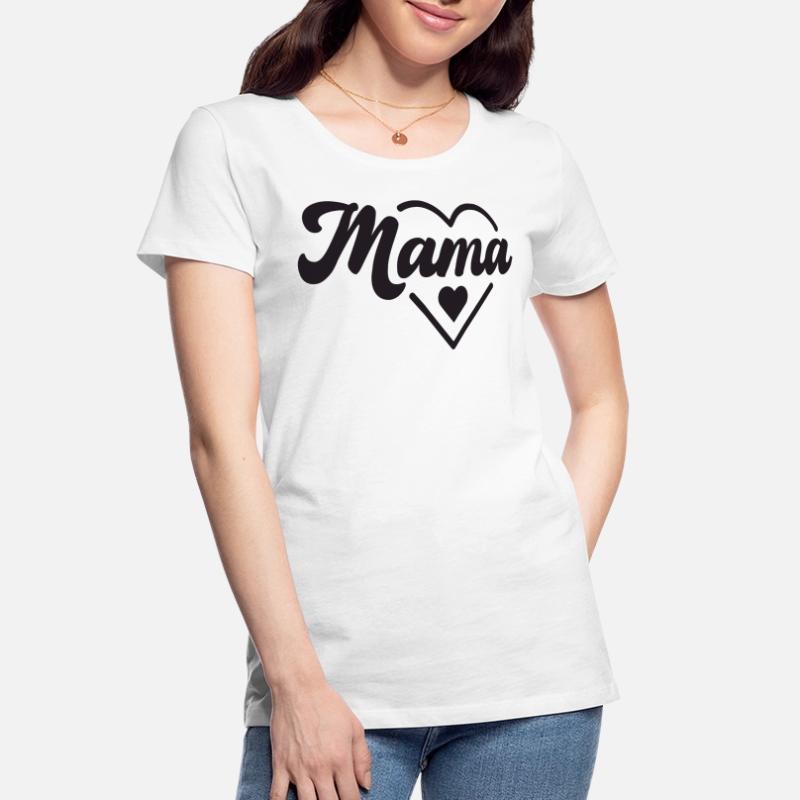 Mama Motiv | Muttertags- oder Geburtstagsgeschenk Frauen Premium Bio T-Shirt