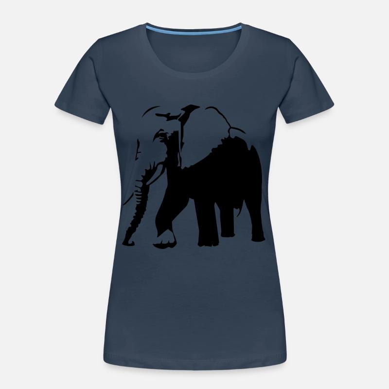 elefant T-shirt bio Premium Femme