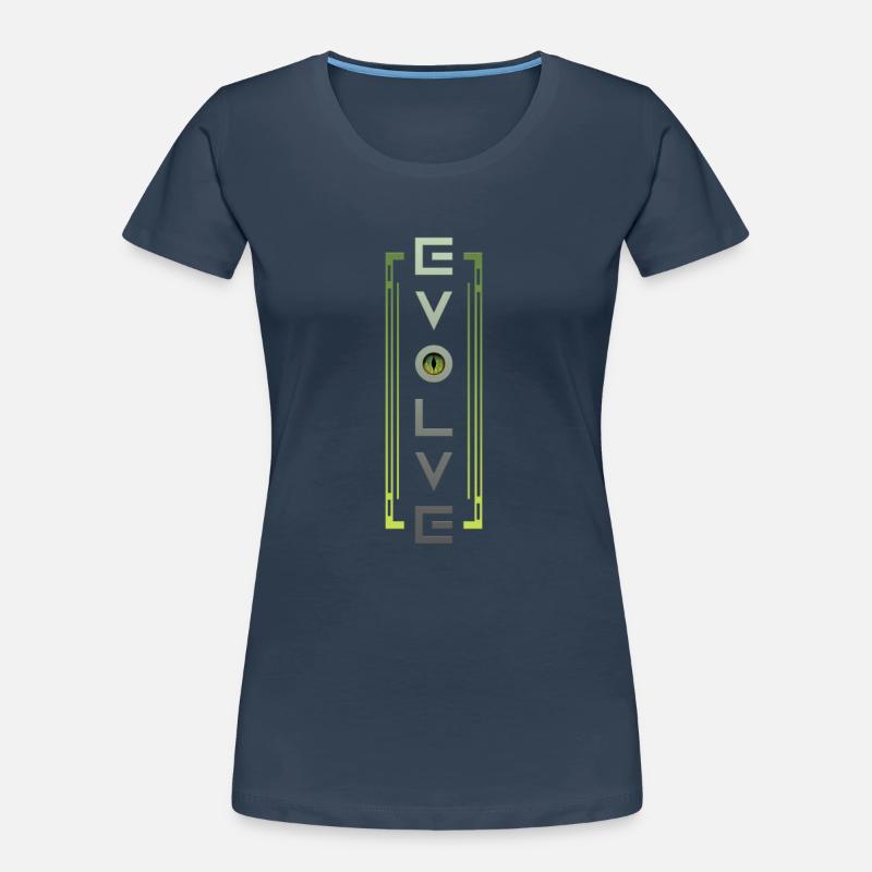 Evolutionärer Blick Frauen Premium Bio T-Shirt