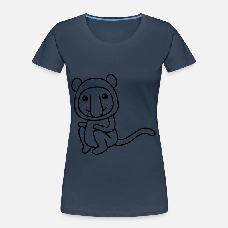 Affe comic Tier Frauen Premium Bio T-Shirt