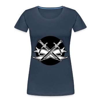 Sword Symbol - Women's Premium Organic T-Shirt -  - Front - Mia (176cm)