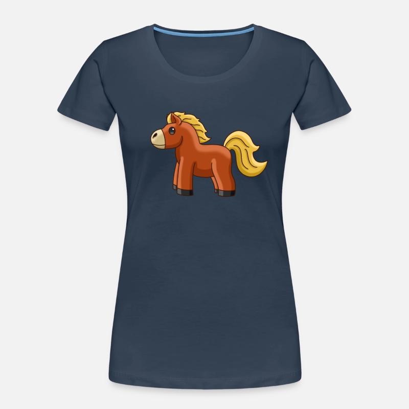 Süßes Pferdchen Frauen Premium Bio T-Shirt