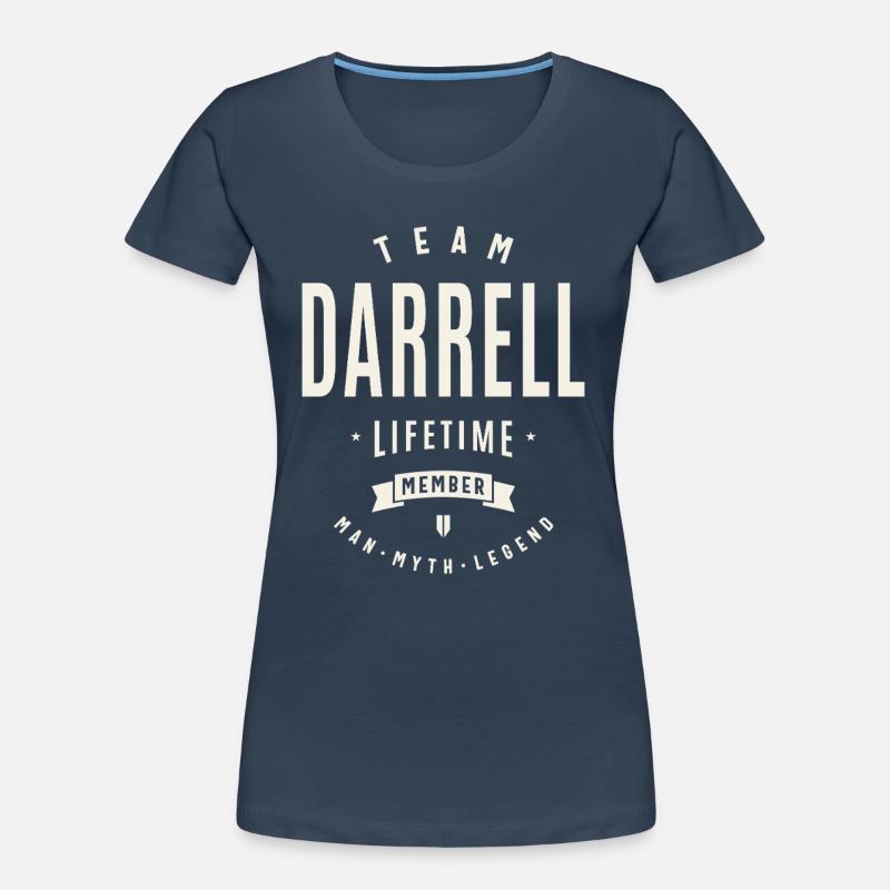 Team Darrell Lebenslanges Mitglied Lustiger Name Darrell Frauen Premium Bio T-Shirt