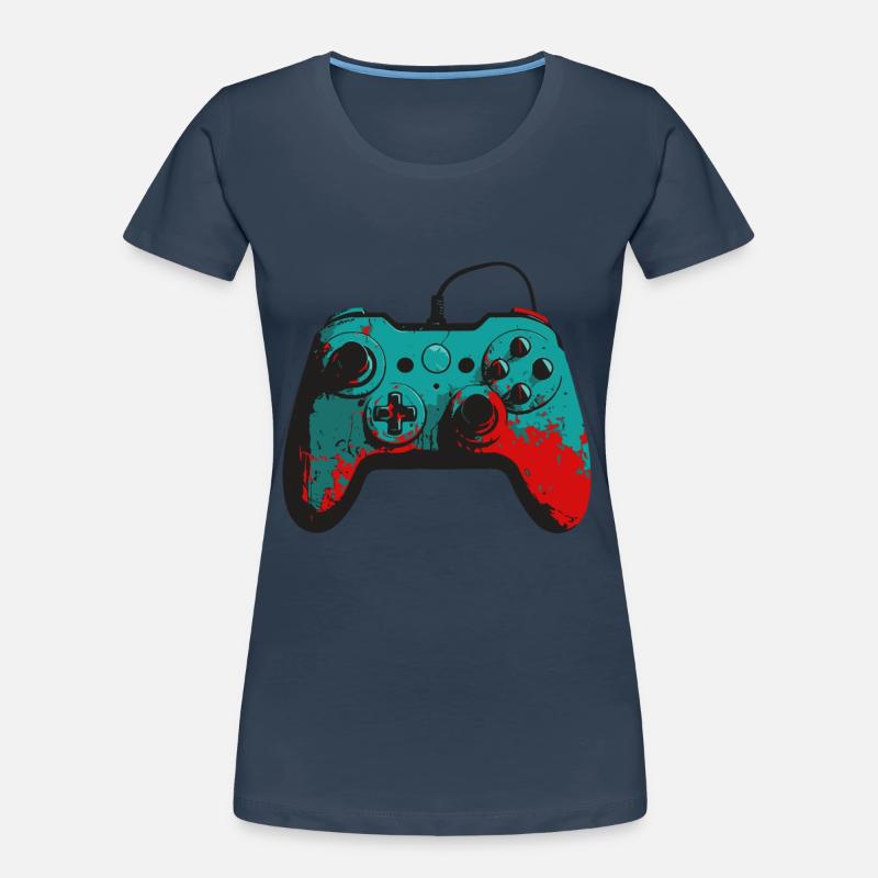 Cool Gaming Controller - Design for Young Gamers Women's Premium Organic T-Shirt