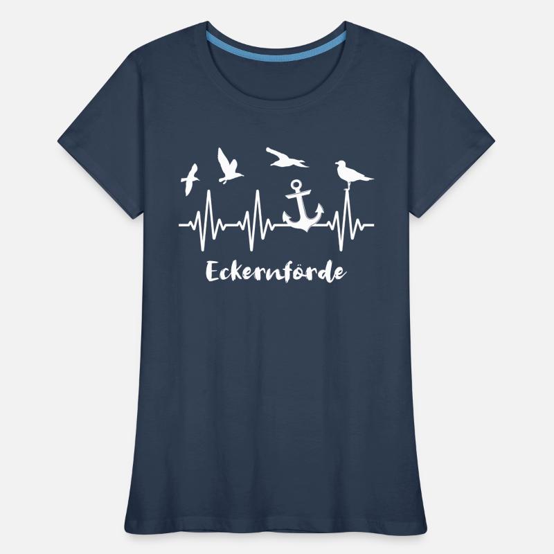 Eckernförde EKG Eckernförderer Frauen Premium Bio T-Shirt