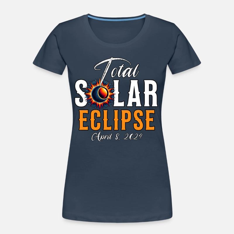 Solar Eclipse 2024 Women's Premium Organic T-Shirt