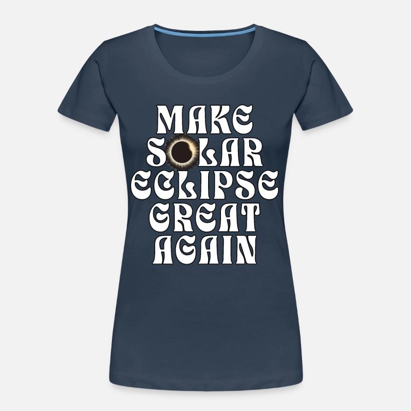 Solar Eclipse 2024 Women's Premium Organic T-Shirt