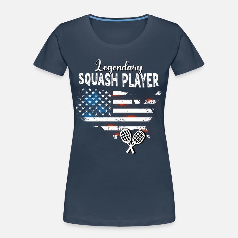 Squash player Women's Premium Organic T-Shirt