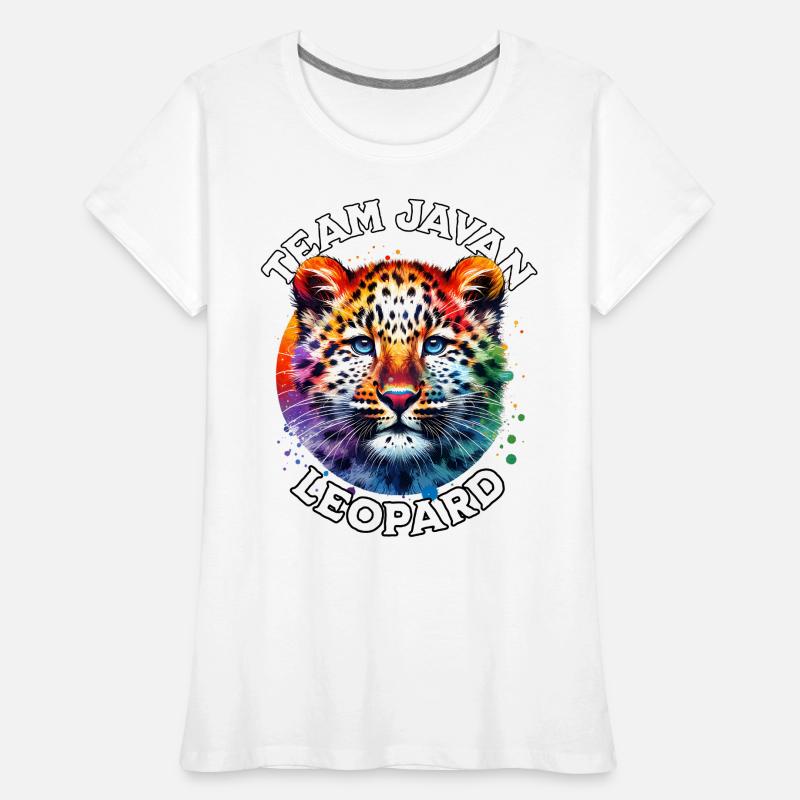 Dictons de léopard de Java T-shirt bio Premium Femme