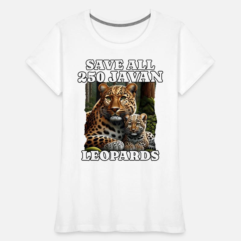 Save Java Leopard Frauen Premium Bio T-Shirt
