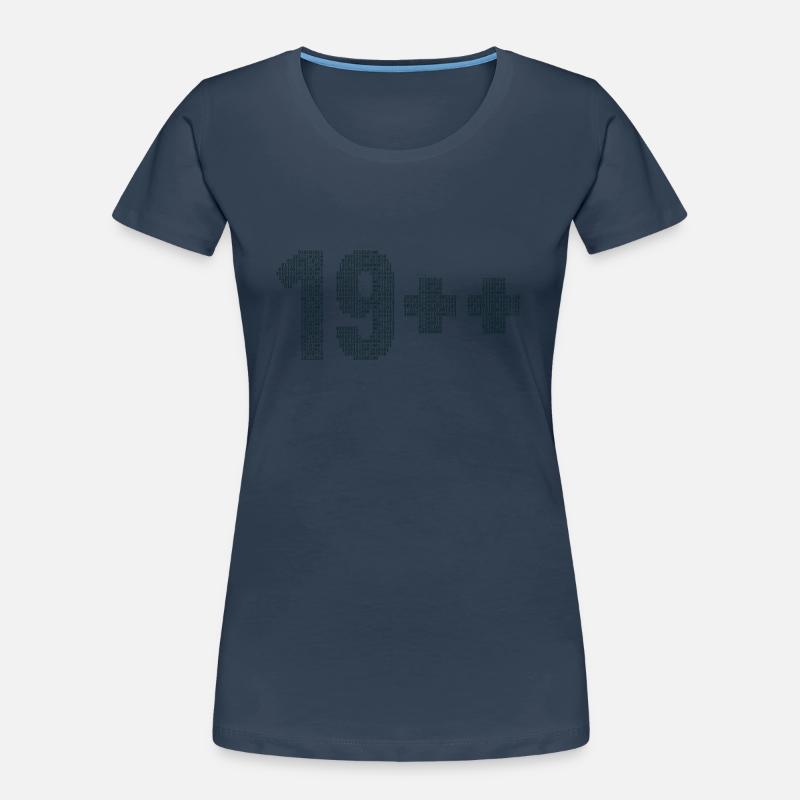 19++ Programmeur Ingénieur logiciel Codeur 20e T-shirt bio Premium Femme