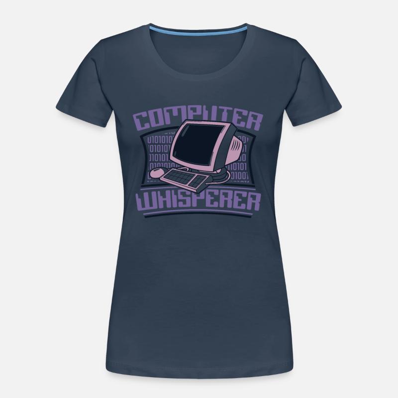 Computer Whisperer Admin Administrateur des opérations informatiques T-shirt bio Premium Femme