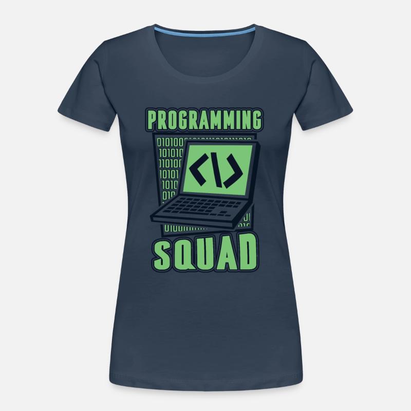 Programming Squad Softwareentwickler Developer Frauen Premium Bio T-Shirt