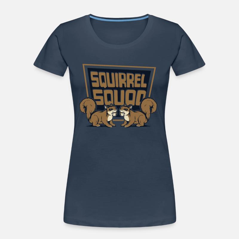 Squirrel Squad Squirrel Fuchshörnchen Eichhörnchen Women's Premium Organic T-Shirt