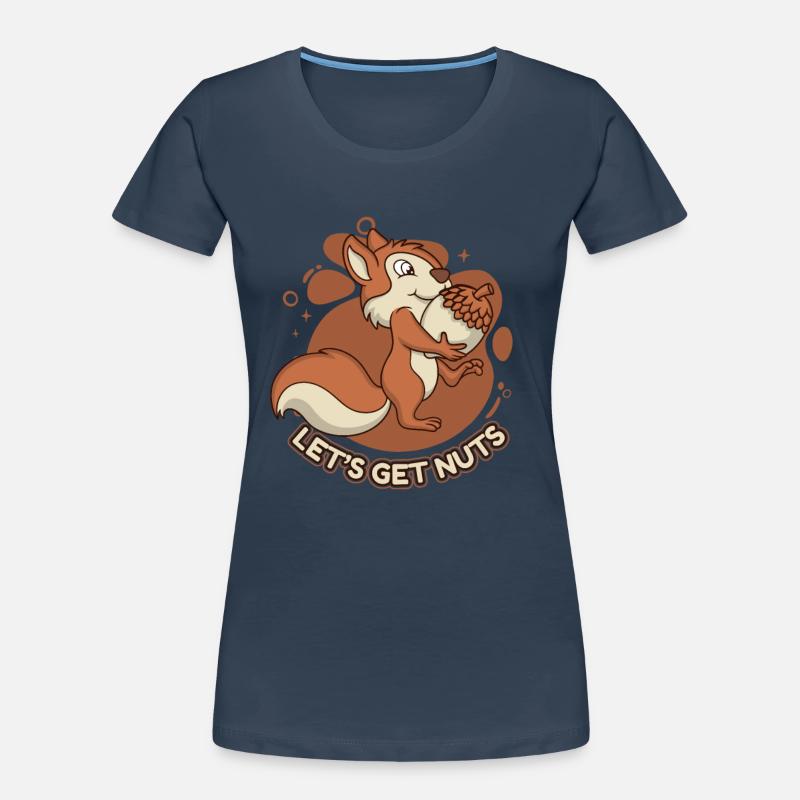 Let's Get Nuts Squirrel Fox Squirrel Squirrel Women's Premium Organic T-Shirt