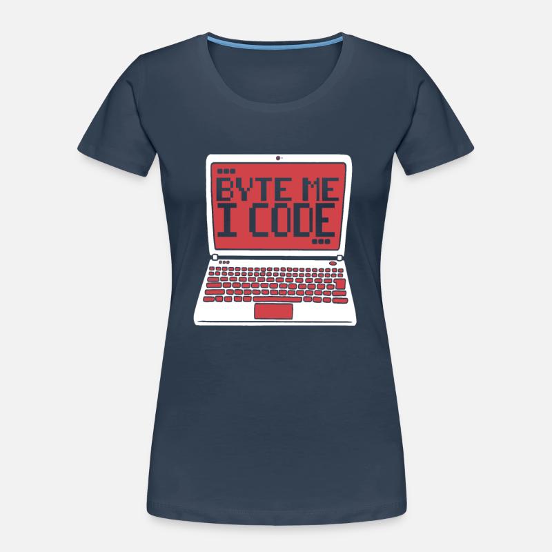 Byte Me I Code Developer Software Developer Women's Premium Organic T-Shirt